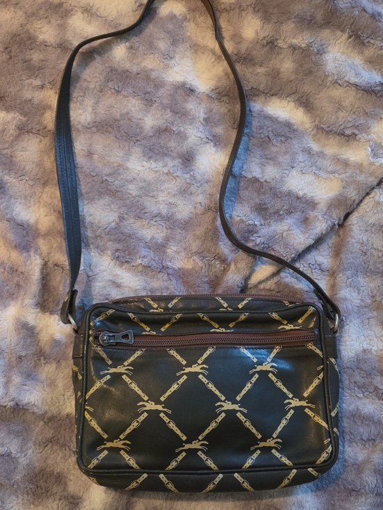 Longchamp Handbags - Authentic Longchamp Vintage Monogram Crossbody Camera Bag